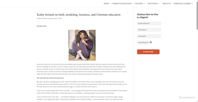 Security scan screenshot of https://mschristianliving.com/kathy-ireland-shares-her-story-ahead-of-oct-24-talk-at-mc/