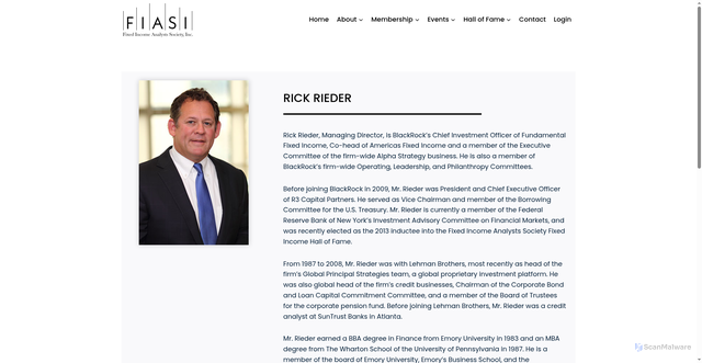Security scan screenshot of https://fiasi.org/2013-hall-of-fame/rick-rieder/