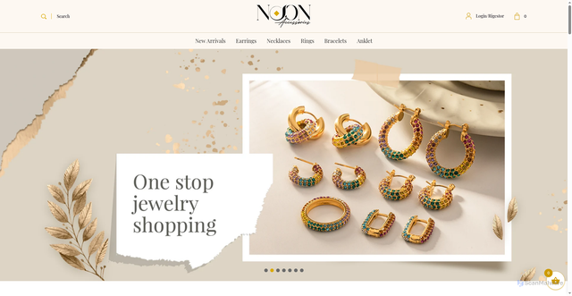 Security scan screenshot of https://www.accessoriesbynoon.com/