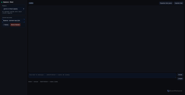 Security scan screenshot of https://gemini-chat-pages.pages.dev/