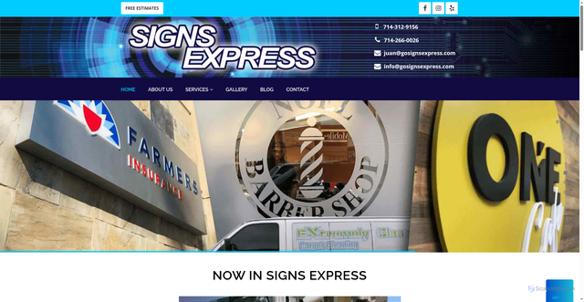 Security scan screenshot of https://signsexpressmedia.com