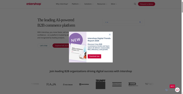 Security scan screenshot of https://intershop.com