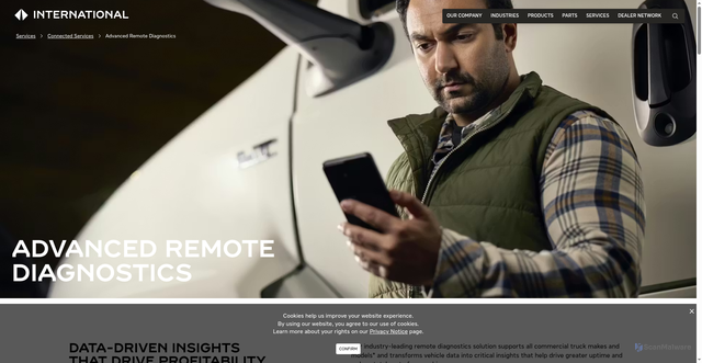 Security scan screenshot of https://oncommandconnection.com