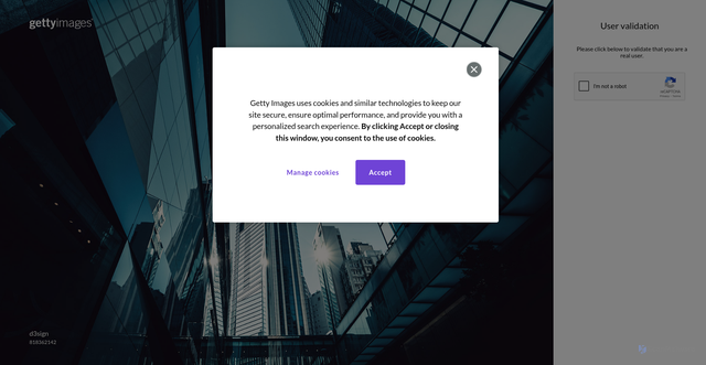 Security scan screenshot of https://www.gettyimages.ie/photos/melanie-collins?page=5