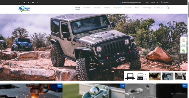 Security scan screenshot of https://www.sheetmetalprocessingplant.com