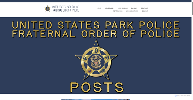 Security scan screenshot of https://usppfop.org/