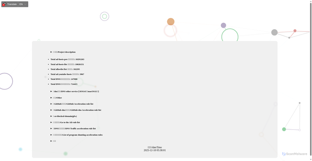 Security scan screenshot of https://hosts-pnd7qfo1iv.edgeone.app/