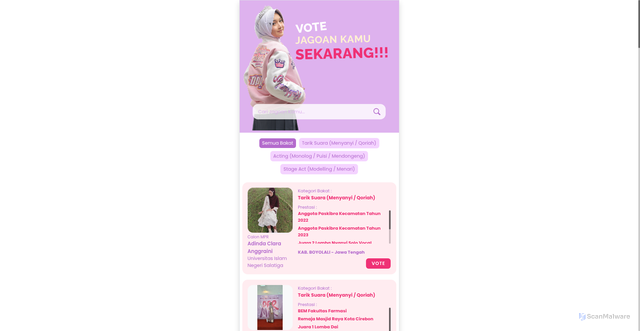 Security scan screenshot of https://dprmpr.rabbani.id/public