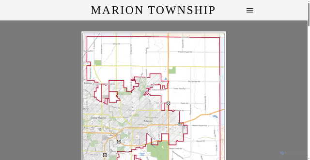 Security scan screenshot of https://www.mariontwplinncoia.gov/