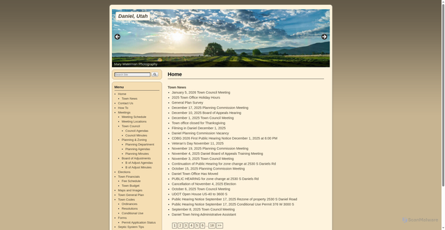 Security scan screenshot of https://danielutah.gov/