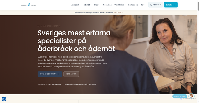 Security scan screenshot of https://stockholmvc.se