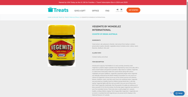 Security scan screenshot of https://www.trytreats.com/explore/australia/vegemite