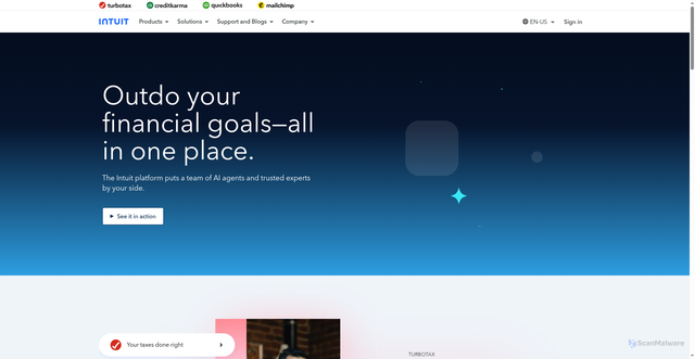 Security scan screenshot of https://www.google.com/url?q=https://elink.prd.intuit.com/ss/c/u001.HiknLRd2Wv82qs5XbGcPmQ9-J0Ftf0c2f4m9Iuivq_0/4dl/A5WIA8qZQQmm8NAXRF4ASw/h5/h001.LcHtCMD09kCGiIs9OyogcApLeaYdkKgLrK2qN1Q9b7k