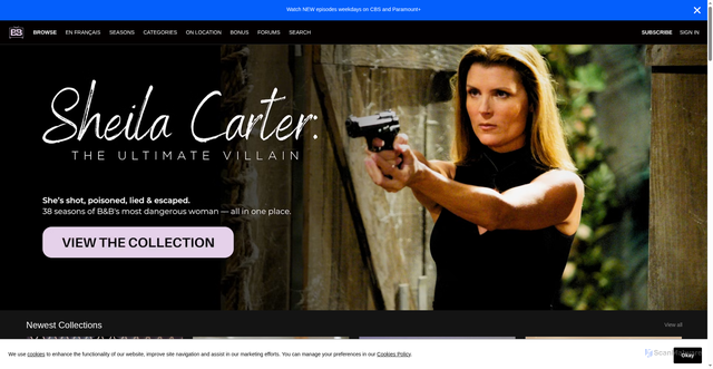 Security scan screenshot of https://www.boldandbeautiful.com/browse