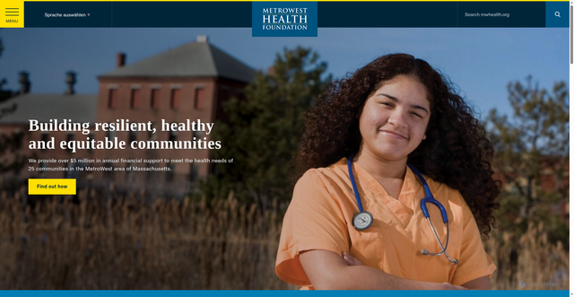 Security scan screenshot of https://mwhealth.org