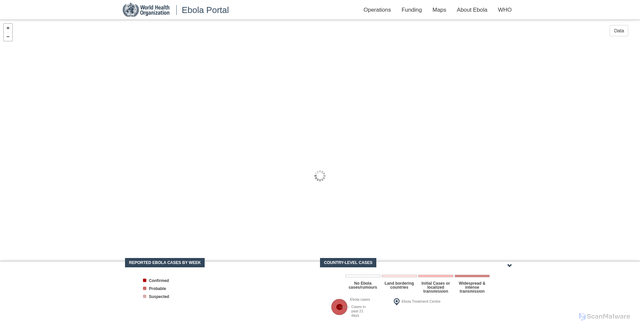 Security scan screenshot of https://who-ocr.github.io/ebola-data/