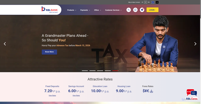 Security scan screenshot of https://rblbank.com