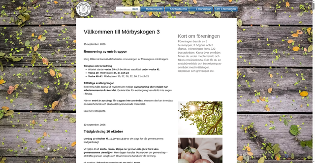 Security scan screenshot of https://morbyskogen3.se