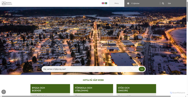 Security scan screenshot of https://www.boden.se/