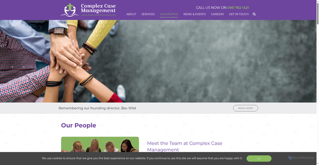 Security scan screenshot of https://complex-case.com/our-people/