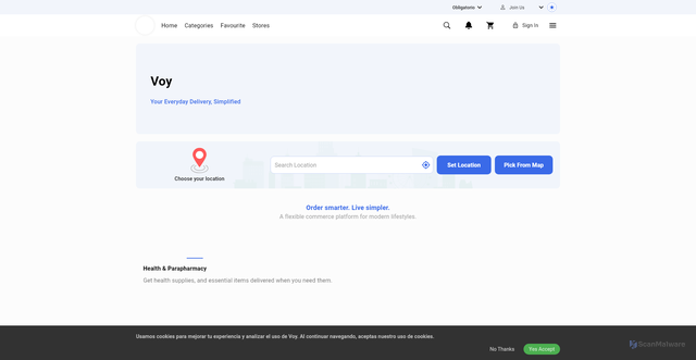 Security scan screenshot of https://web.voyrapido.com/lawse/download.html