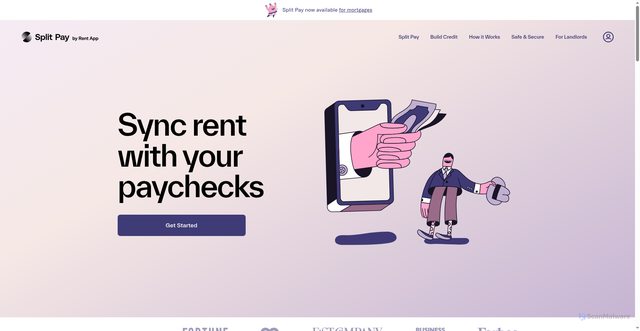 Security scan screenshot of https://rent.app