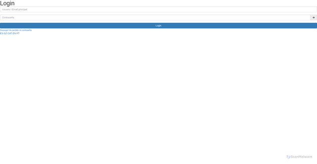 Security scan screenshot of https://gestiondecuenta.com