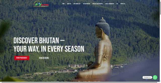 Security scan screenshot of https://alpinetoursandtravels.com