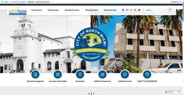 Security scan screenshot of https://northmiamifl.gov/