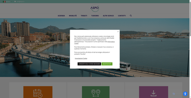 Security scan screenshot of https://www.aspo.it