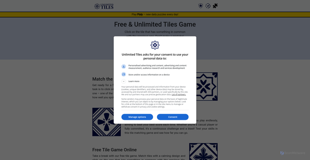 Security scan screenshot of https://unlimited-tiles.com