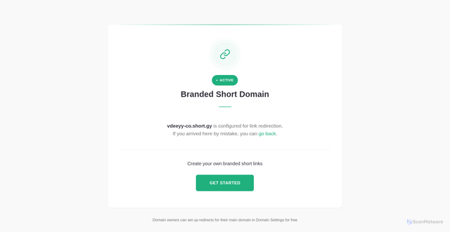 Security scan screenshot of https://vdeeyy-co.short.gy