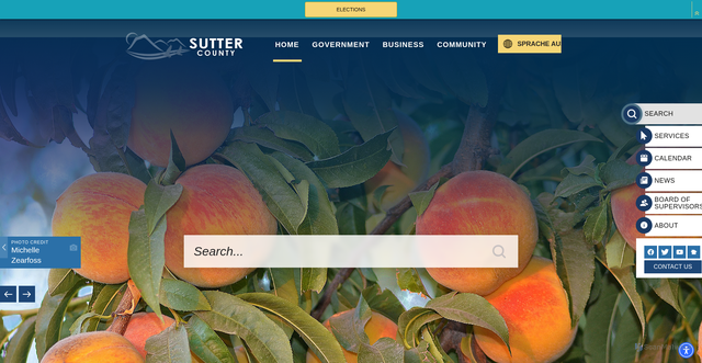 Security scan screenshot of https://www.suttercounty.org/