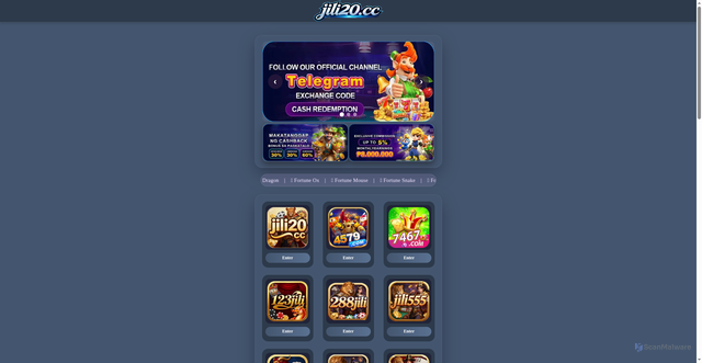 Security scan screenshot of https://jili20.xyz/?host=https://t94cvt.com?ch=64279