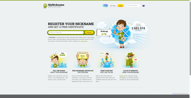 Security scan screenshot of https://nick-name.ru