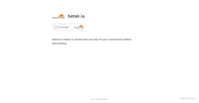 Security scan screenshot of https://betek.la/
