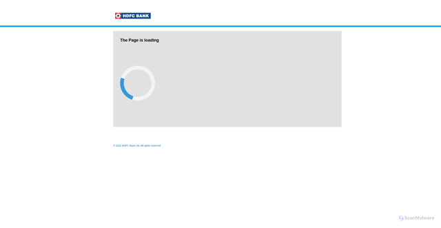 Security scan screenshot of https://www.hdfcbank.com