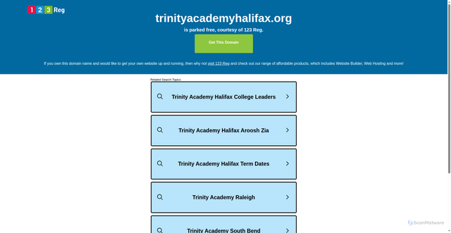 Security scan screenshot of http://www.trinityacademyhalifax.org