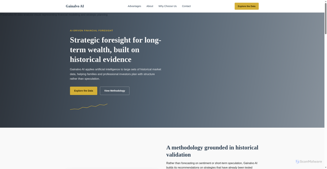 Security scan screenshot of https://gainalvoai.net/