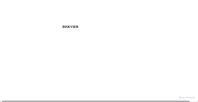 Security scan screenshot of https://biskvier.se