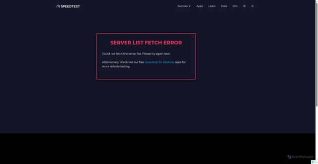 Security scan screenshot of https://zzq-a0r.pages.dev/sv