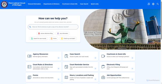 Security scan screenshot of https://www.3rdcc.org/