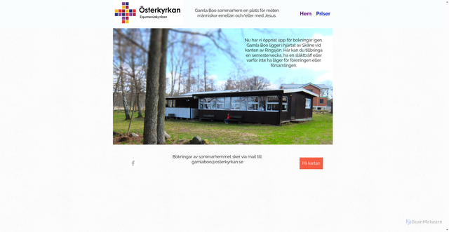 Security scan screenshot of https://gamlaboosommarhem.se