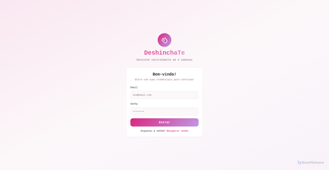 Security scan screenshot of https://deshinchate.online/