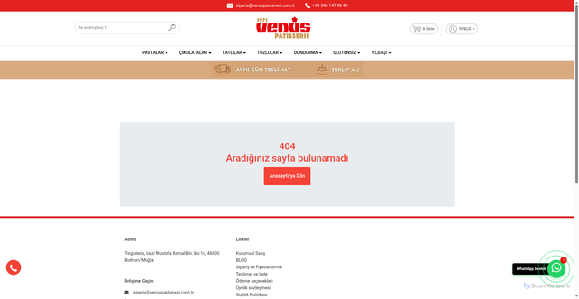 Security scan screenshot of https://mysticridge.shop/cmstext-kisisel-riza-formu