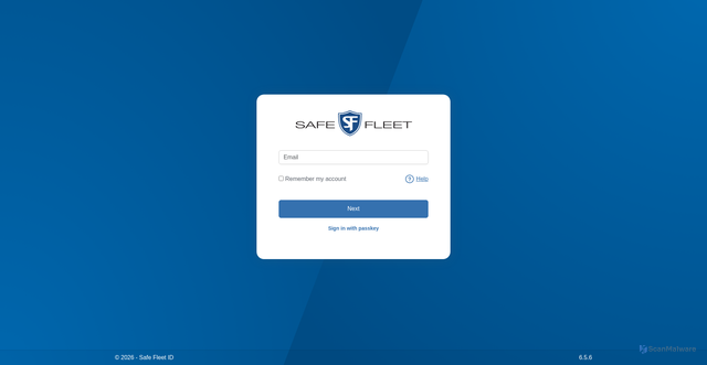 Security scan screenshot of https://test.safefleetcloud.com
