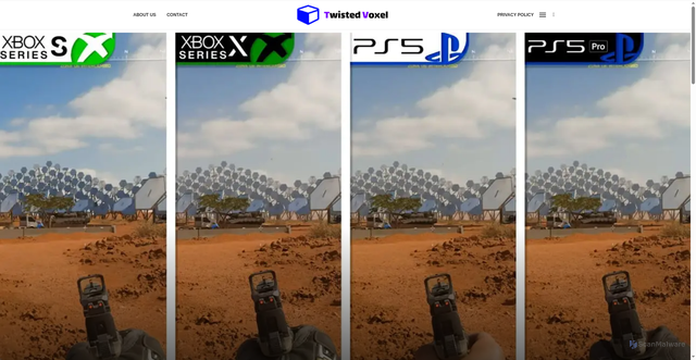 Security scan screenshot of https://twistedvoxel.com/call-of-duty-black-ops-7-beta-comparison-pc-ps5-ps5-pro-xbox-series/