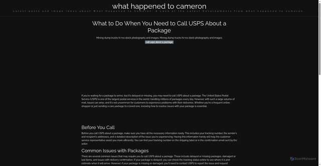 Security scan screenshot of https://lensacerdascorner-dpuv9krdmclz.edgeone.app/call-usps-about-a-package.html
