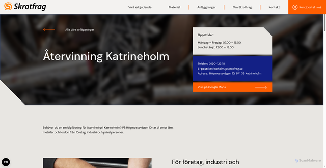 Security scan screenshot of https://gogmans.se
