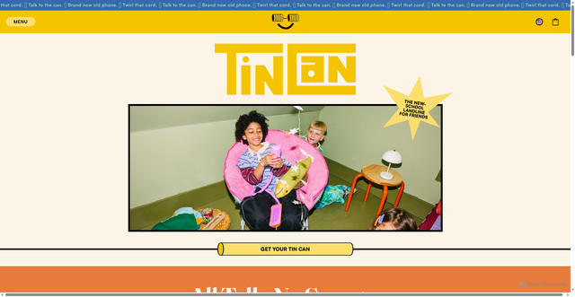 Security scan screenshot of https://tincan.kids